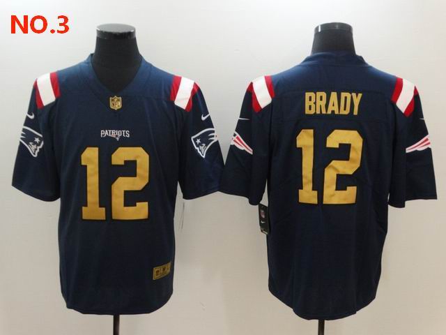 Men's New England Patriots #12 Tom Bradyn Jersey NO.3;